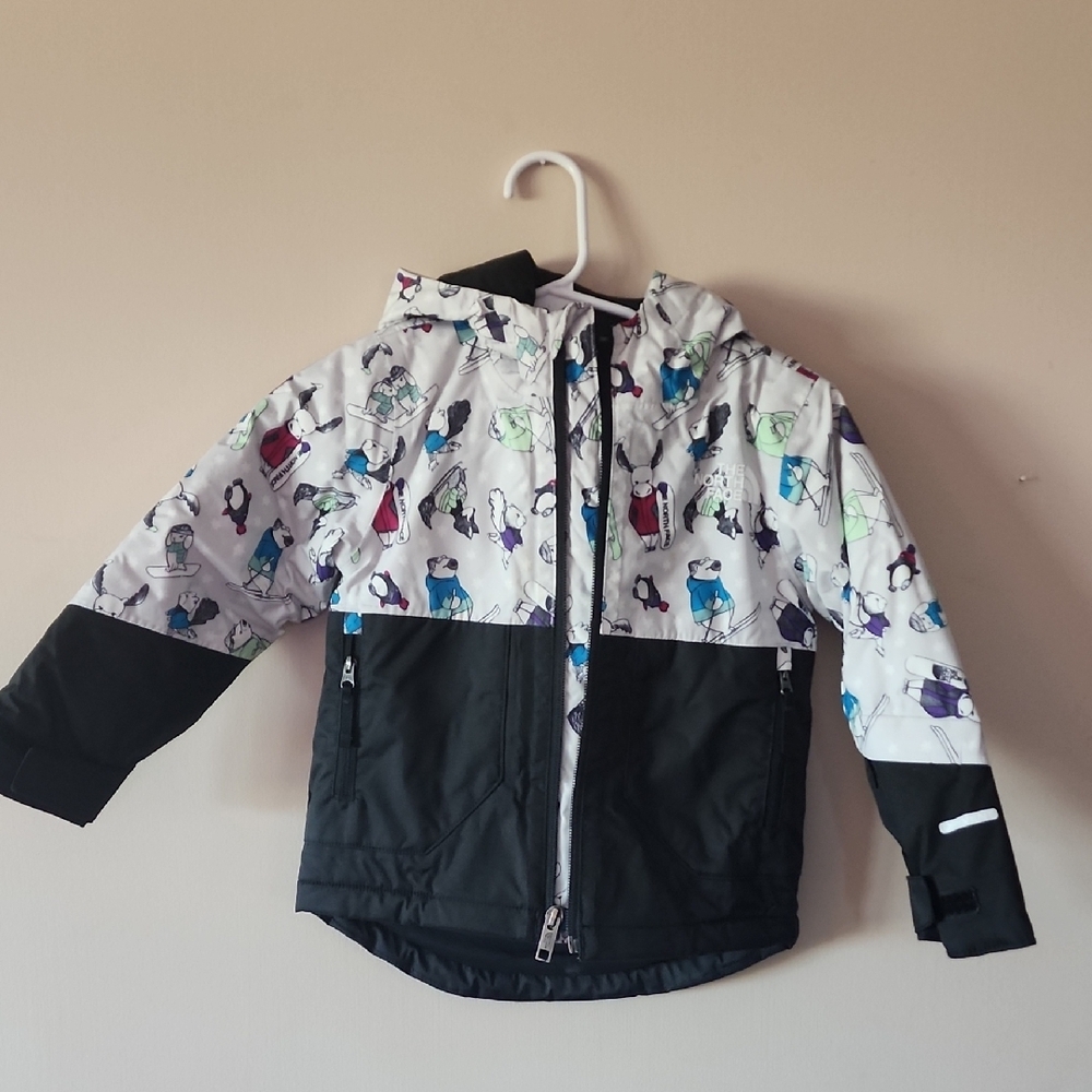 Kids' Black and White Patterned Jacket